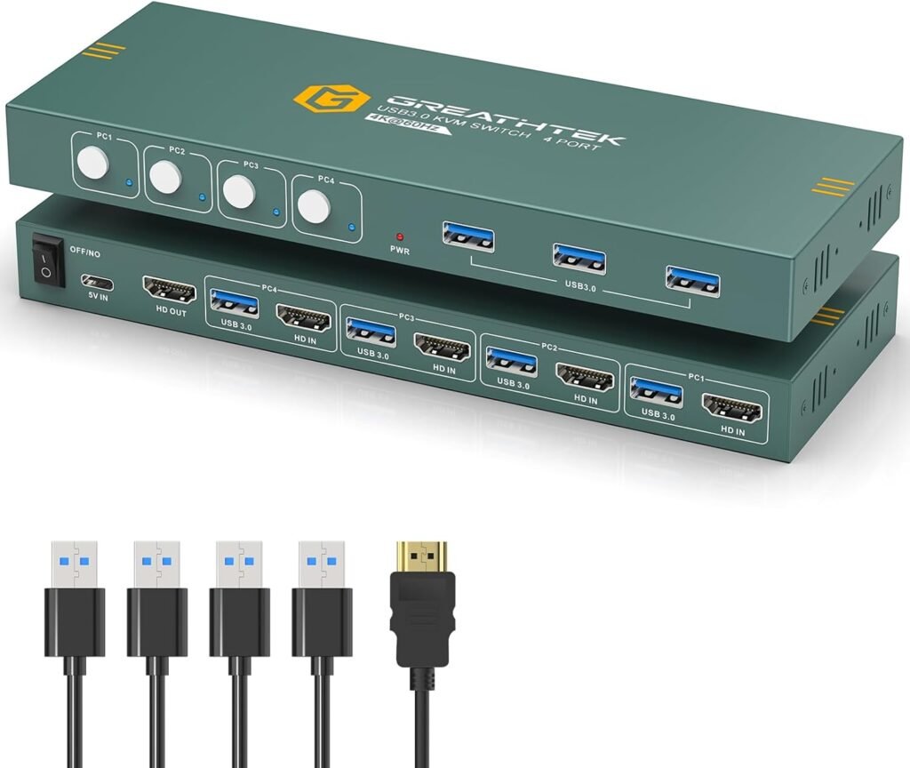 USB3.0 KVM Switch HDMI