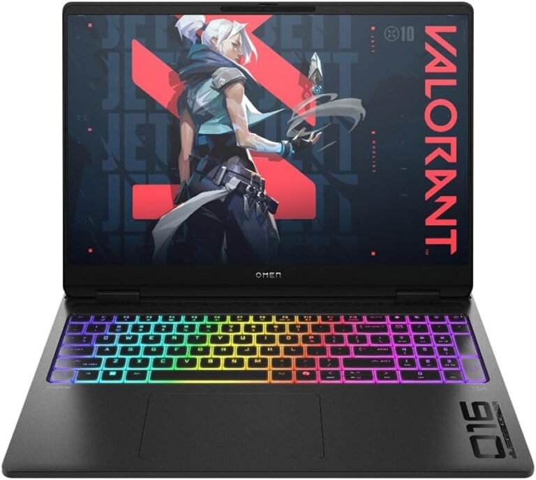 HP OMEN MAX 16-ak0003nr Gaming Laptop, 16" WQXGA IPS Anti-Glare Display, Shadow Black Aluminum Color, Ryzen AI 9 HX 375 (2.0GHz), GeForce RTX 5080, 64GB DDR5-5600 RAM, 4TB SSD, Win 11 Home.