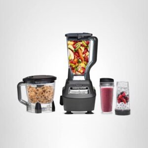 Ninja Mega Kitchen System, 1500W, 72 oz. Full-Size Blender & 8-Cup Food Processor with (2) 16 oz. To-Go Cups, Total Crushing Technology – Smoothies, Ice Crushing, Purees, Dough & More, Black, BL770