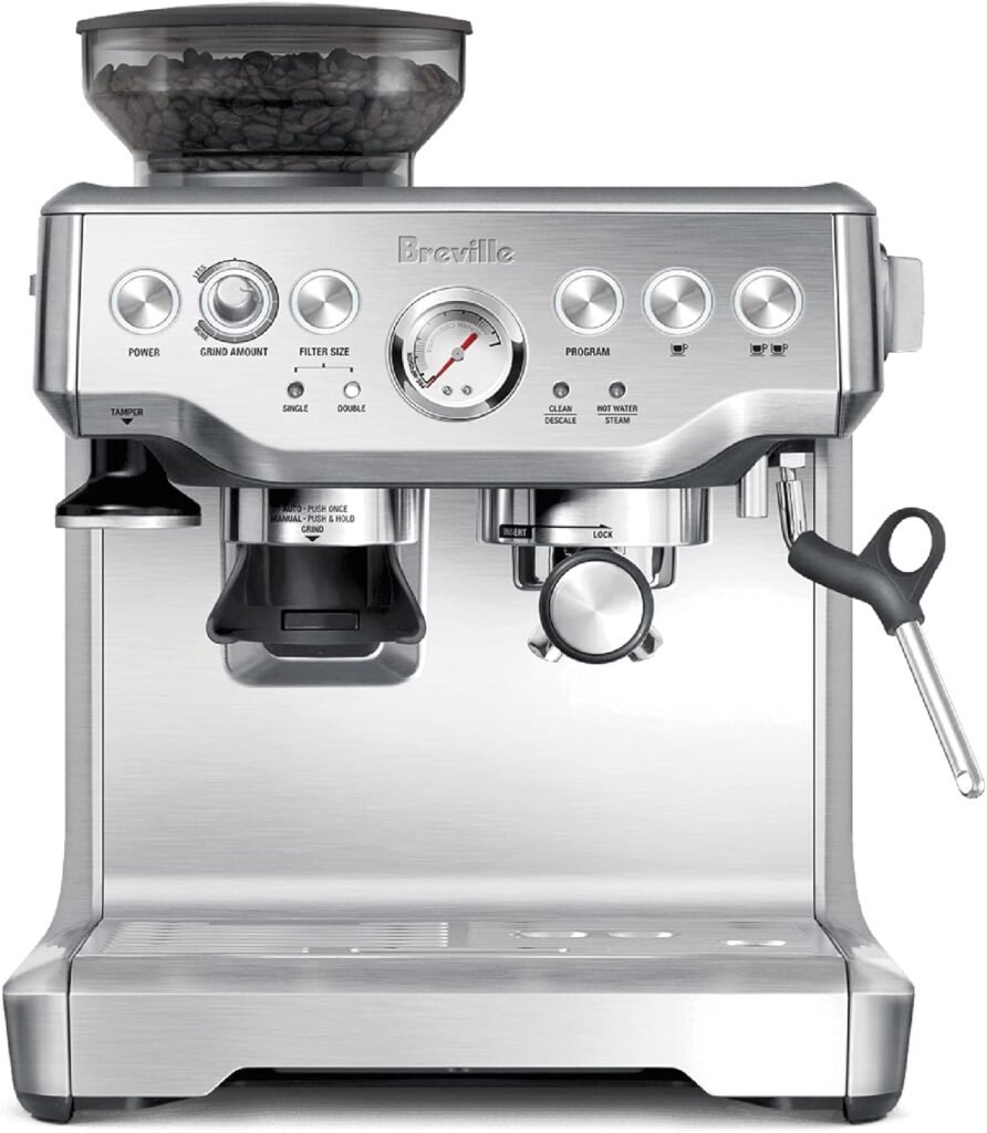 Breville Barista Express Espresso Machine BES870XL, Brushed Stainless Steel | BES870XL, Brushed Stainless Steel