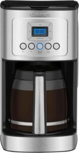 Cuisinart 14-Cup Coffee Maker, Programmable PerfecTemp Glass Carafe Coffee Machine with 1-4 Cup Setting, Brew Strength Control and Brew Pause, Stainless Steel, DCC-3200NAS