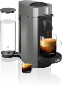 De’Longhi Nespresso Vertuo Plus Coffee and Espresso Maker by De’Longhi, Grey