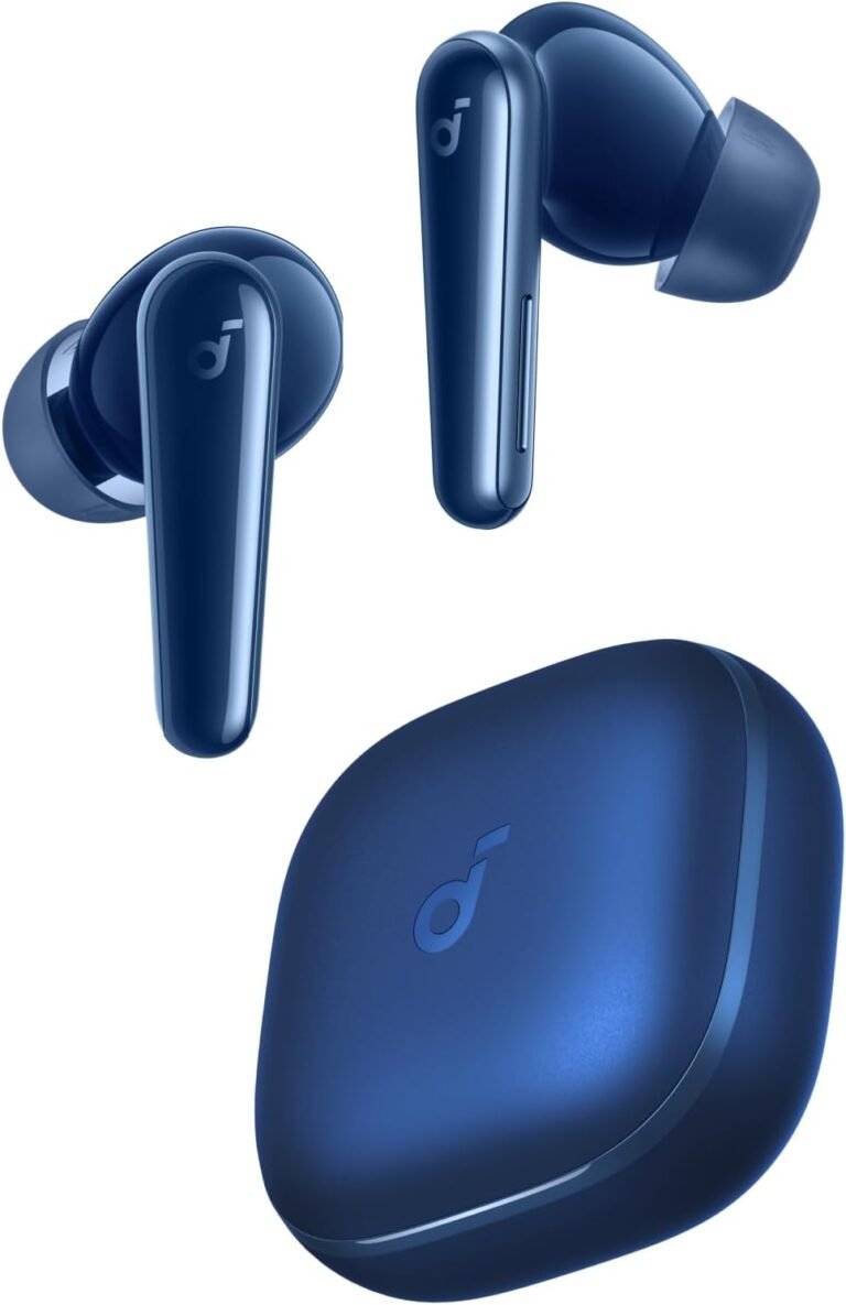 soundcore Liberty 5 by Anker, Noise-Cancelling Wireless Earbuds, 2x Stronger Voice Reduction, Real-Time Adaptive Noise Cancellation, Fast Charging, Dolby Audio, 6-Mic AI Clear Calls, Long Battery Life