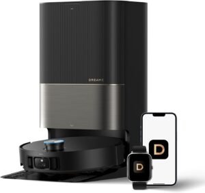 DREAME X50 Ultra Robot Vacuum and Mop with Auto-Empty and Mop Self-Cleaning, 20,000Pa Suction, Obstacle Avoidance and 360° Navigation, Corner to Edge Deep Cleaning, Detangling Brush