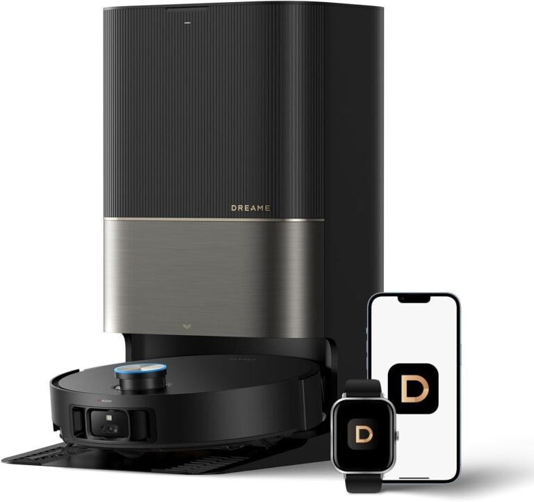 DREAME X50 Ultra Robot Vacuum and Mop with Auto-Empty and Mop Self-Cleaning, 20,000Pa Suction, Obstacle Avoidance and 360° Navigation, Corner to Edge Deep Cleaning, Detangling Brush